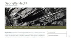 Desktop Screenshot of gabriellehecht.org