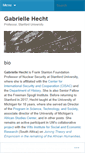 Mobile Screenshot of gabriellehecht.org